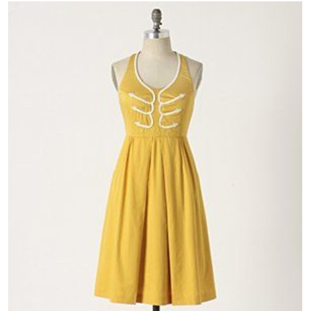 +A N T H R O+ Anchors Aweigh Dress